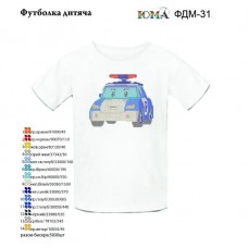 Детская футболка для вышивки № фдм-31 (Футболка или набор)